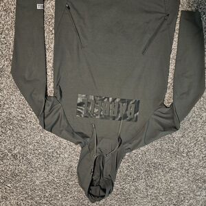Barbell Olive Green Hoodie for Men